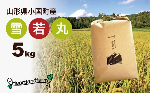【令和８年産 新米】山形県小国町産 雪若丸5kg 小国地産