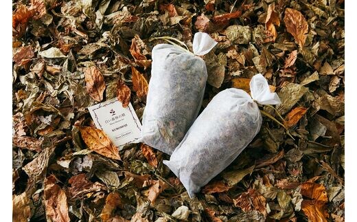 クロモジ葉シューズデオドライザー（靴用消臭乾燥剤）セット（スイートブラウン・フレッシュグリーン）