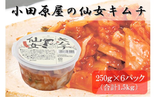 小田原屋の仙女キムチ 250g×6パック（合計1.5kg） 発酵食品 