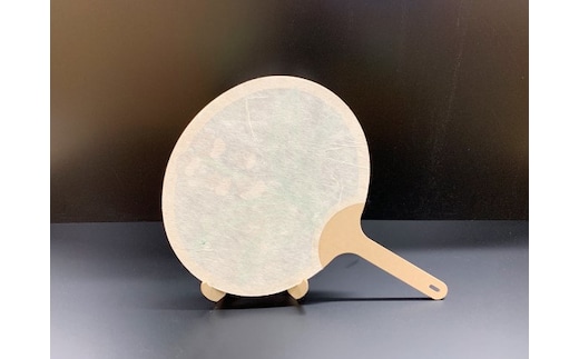 海老根うちわ【アサヒ研創】 工芸品 団扇 インテリア 