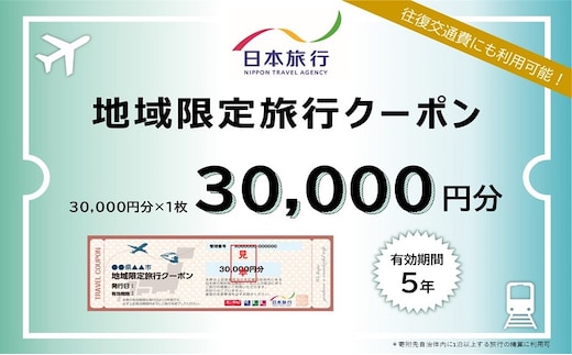 福島県郡山市 日本旅行 地域限定旅行クーポン30,000円分 チケット 