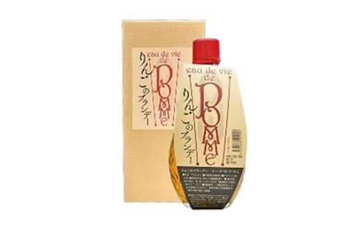 りんごのブランデー 500ml カートン入り ワイナリー ブランデー 贈り物 ギフト ふくしま 逢瀬ワイナリー 東北 福島県 郡山市
