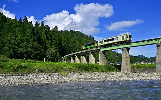 JR只見線・再開通区間の車窓案内 車窓案内人 ガイド 只見駅～会津川口駅 復旧 観光 体験 電車 ローカル線 鉄道 