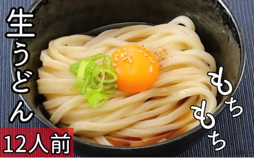本格 生うどん 2人前×6個 太麺 もちもち つるつる こだわり製法 生麺 熟成 多加水麺