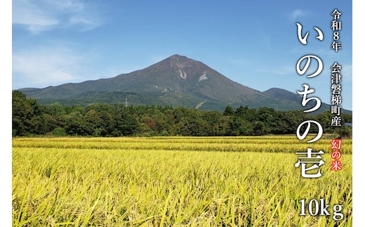 【令和8年産・新米】幻の米 いのちの壱 特別栽培米 10kg【減農薬・減化学肥料】精米