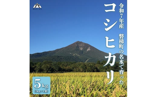 【先行予約・限定】【令和7年産米】コシヒカリ5kg 磐梯町の名水で育ったコシヒカリ 12月上旬発送