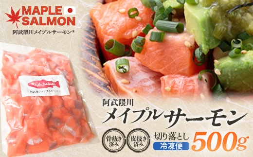 阿武隈川メイプルサーモン 切り落とし500g 1袋 【07461-0254】
