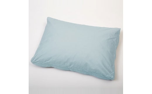 自分で寝心地を調節できる羽毛カスタマイズマクラ(ブルー)【07461-0089】