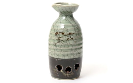 大堀相馬焼 松永窯 二重徳利(二合)【07461-0119】