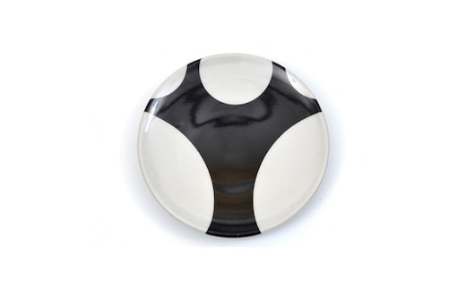 大堀相馬焼 ふくしま焼き物旅マップ 豆皿＜ムシムシランド 田村市＞【07461-0154】