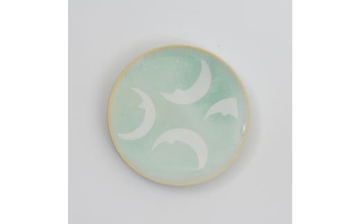 大堀相馬焼 豆皿セレクション 福のまめ皿＜夜の森の桜＞【07461-0173】