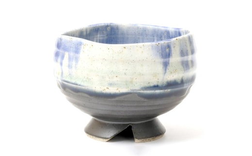 大堀相馬焼 松永窯 たっぷり椀(コバルトブルー)【07461-0182】