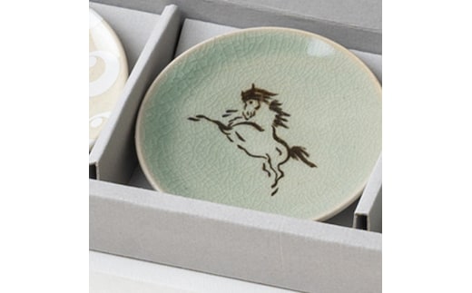 大堀相馬焼 松永窯 砂鉄ぐい呑み(緑・ピンク・黄色) - 福島県浪江町｜