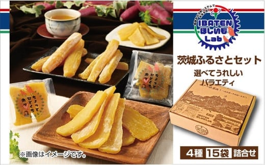 茨城ふるさとセット【選べてうれしいバラエティセット】【ほしいも 干し芋 干しいも ほし芋 平干し 丸干し 芋 パック 食べきりサイズ 小分け さつまいも 特産品 和スイーツ 熟成 お中元 お歳暮 熨斗対応 ギフト】（BH-2-2）