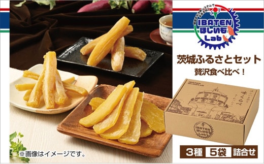 茨城ふるさとセット【贅沢食べ比べセット】【ほしいも 干し芋 干しいも ほし芋 平干し 丸干し 角切り 芋 パック 食べきり 小分け さつまいも 特産品 送料無料 和スイーツ 熟成 お中元 お歳暮 熨斗対応 ギフト】（BH-3-2）