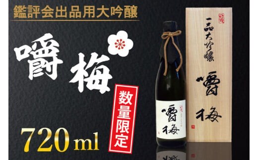 【数量限定】鑑評会出品用大吟醸嚼梅【お酒 酒 大吟醸 日本酒 山田錦 雫酒 水戸市 水戸 茨城県 30000円以内 3万円以内】（DA-5）