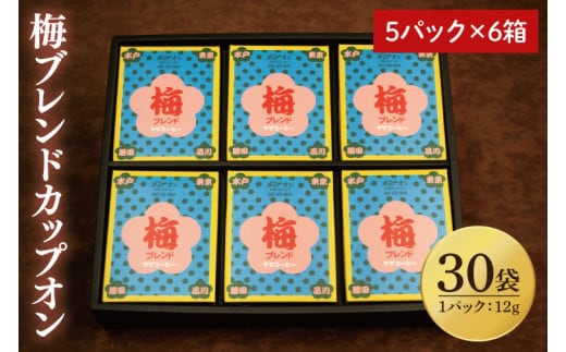 【梅ブレンドカップオン 30P】（5p×6箱）【サザコーヒー 1杯取りコーヒー ドリップ ドリップパック 深煎り 専門店の味 コーヒー 珈琲 ギフト 誕生日プレゼント グアテマラ エチオピア 日本三名園 偕楽園 水戸市 茨城県 30000円以内 3万円以内】（CD-15）