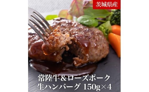 CT-1 茨城の誇る常陸牛＆ローズポークハンバーグ＜冷凍生ハンバーグ・タレセット＞