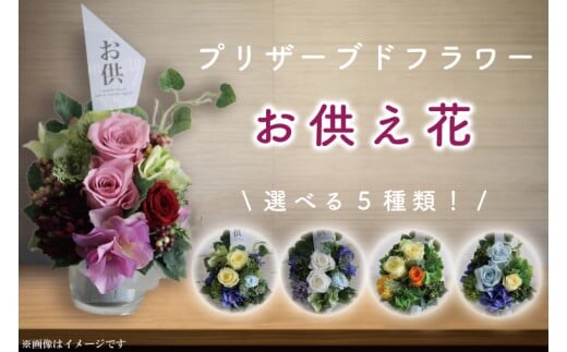 DR-20 プリザーブドフラワー お供え 仏壇花 仏花 仏壇用 ミニアレンジ 【日時指定可能】送料無料