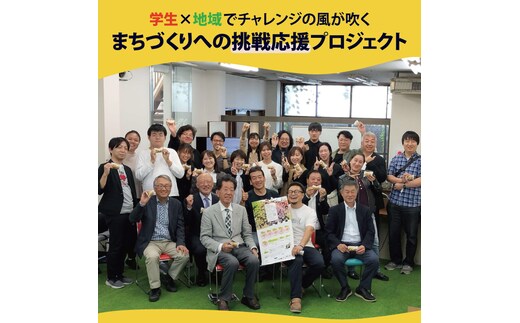 【返礼品なし】学生×地域でチャレンジの風が吹くまちづくりへの挑戦応援プロジェクト【地域応援 学生応援 まちづくり 社会課題 環境課題 】(MD-1)