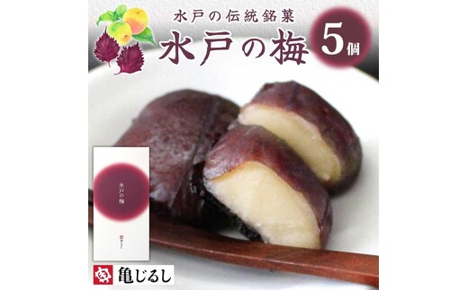 【TVで紹介されました】水戸の梅 5個入 1箱（MP-29)