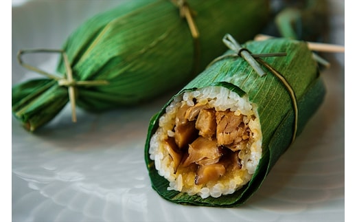 笹ポーク巻きご飯 ３本入り【 笹巻 ごはん おやつ 茨城県 日立市 】