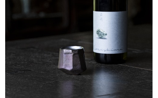 “ hikiZAN ”Premium Titanium Sake Vessel 2nd model【 日本酒 酒器 茨城県 日立市 】