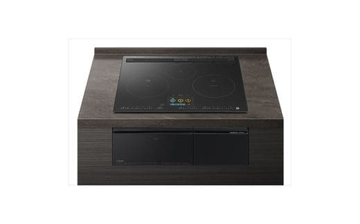 【IHクッキングヒーター】3口IHオールメタル対応 HT-N2500KTF(K) トッププレート幅 60cm [ビルトインからビルトインのみの工事]【 日立 家電 茨城県 日立市 】