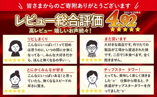 ヤマザキビスケット『チップスターL』うすしお味（24個）ポテトチップ