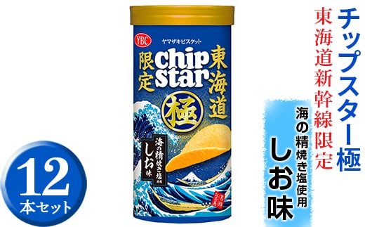 チップスター極 東海道新幹線限定 海の精焼き塩使用しお味 12本セット ※着日指定不可 | 菓子 お菓子 ポテトチップス おかし おやつ おつまみ つまみ スナック スナック菓子 ポテチ チップス チップスター YBC スイーツ ご家庭用 手土産 ギフト 贈答 贈り物 プレゼント お中元 お歳暮 夏休み 冬休み 茨城県 古河市 地域限定 送料無料 _FA01