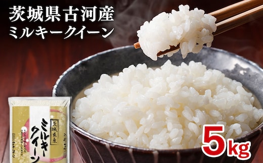 【新米】令和8年産 古河産ミルキークイーン（5kg） | 米 こめ コメ 5キロ ミルキークイーン みるきーくいーん 古河市産 茨城県産 贈答 贈り物 プレゼント 茨城県 古河市 直送 産地直送 送料無料 ※2026年9月～発送 _DP08