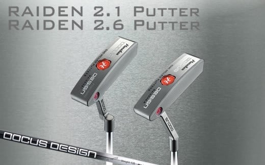 RAIDEN 2.1(クランク)／2.6(スラント) PUTTER カーボンシャフト装着モデル | ゴルフ DOCUS クラブ パター ※離島への配送不可 _CZ63