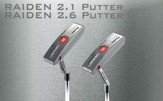 RAIDEN 2.1(クランク)／2.6(スラント) PUTTER スチール | ゴルフ DOCUS クラブ パター ※離島への配送不可 _CZ62