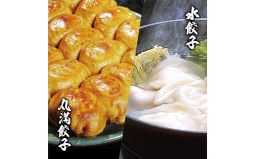 餃子づくしセット（E）焼餃子1包み（2人前）・水餃子1包み（2人前） ※着日指定不可｜餃子 焼餃子 ぎょうざ ギョウザ マルマン 丸満餃子 名物グルメ ソウルフード ギフト 贈答 贈り物 プレゼント お中元 お歳暮 茨城県 古河市 送料無料 惣菜 おつまみ _CO06