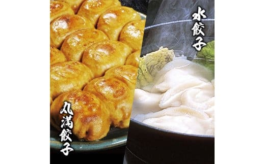 餃子づくしセット（MS）焼餃子5包み（10人前）・水餃子5包み（10人前） ※着日指定不可｜ 餃子 焼餃子 水餃子 ぎょうざ ギョウザ マルマン 丸満餃子 名物グルメ ソウルフード ギフト 贈答 贈り物 プレゼント お中元 お歳暮 茨城県 古河市 送料無料 _CO20