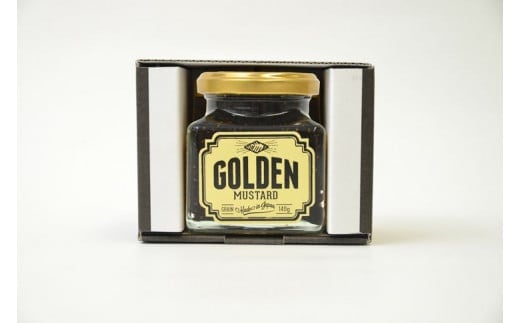 ゴールデンマスタード 1個入りギフトBOX（マーレ） ｜ 調味料 マスタード からし 洋からし おいしい ギフト 贈答 贈り物 プレゼント 記念日 記念品 ご褒美 お祝 お中元 お歳暮 茨城県 古河市 _DS06