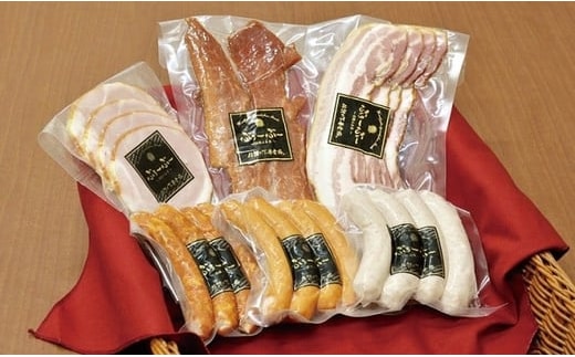 伝説の下妻金豚【ぶぅーぶーブランド】ハム・ウィンナー等詰め合わせ 4種計670g【 豚肉 豚 ベーコン ジャーキー ポーク セット 詰合せ 】