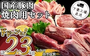 57-5国産豚肉焼肉用セット2.3kg（小分け真空包装）【下妻工場直送】