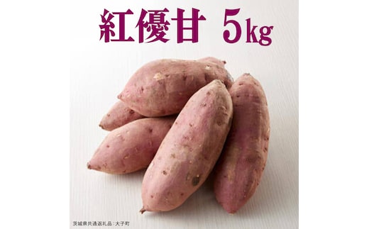 紅優甘 5kg 【 2026年12月上旬発送開始 】 ( 茨城県共通返礼品：大子町 ) さつまいも 焼き芋 熟成 高糖度 ねっとり 蜜芋 甘い スイートポテト 農家直送 産地直送 [FC201us]