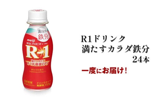 R?1ドリンク満たすカラダ鉄分 24本