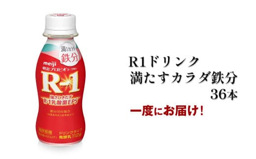 R?1ドリンク満たすカラダ鉄分 36本