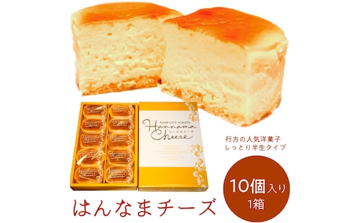 はんなまチーズ10個入り1箱｜デザート スイーツ チーズ はんなま はんなまチーズ人気 送料無料 茨城県 行方市(H-21-1)