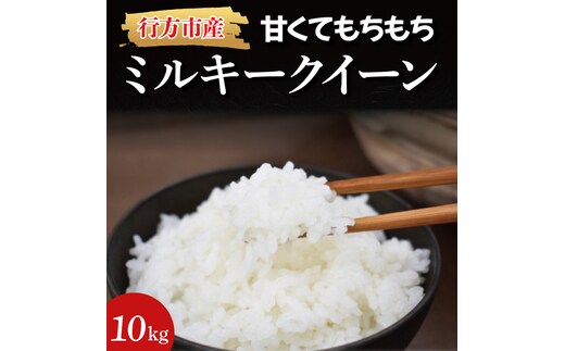 ★令和7年度産★甘くてもちもち ミルキークイーン 10kg｜米 お米 こめ ミルキークイーン 令和7年産 R7年産 新米 白米 茨城県 行方市(BR-3-1)