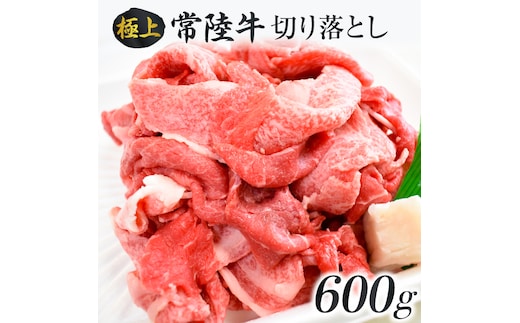 J-6 茨城最高のブランド牛【常陸牛切り落とし】600g