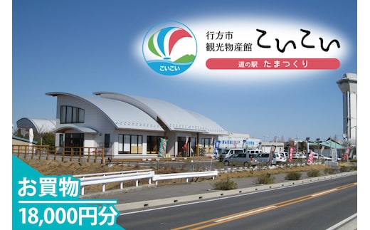 CT-25 行方市観光物産館「こいこい」お買物18,000円分