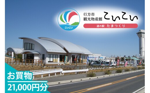 CT-26 行方市観光物産館「こいこい」お買物21,000円分