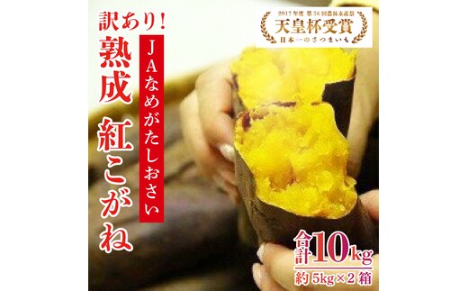 【訳あり】行方かんしょ「紅こがね」さつまいも約10kg（洗い・不揃い・C品）｜さつまいも 芋 わけあり 訳あり 焼芋 やきいも 紅こがね 茨城県 行方市 人気 送料無料(AE-109)