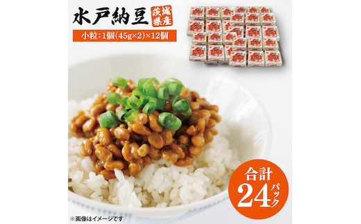 水戸納豆 小粒 12個(1箱6個入り×2)｜納豆 水戸納豆 小粒 小粒納豆 茨城県 行方市(BD-2)
