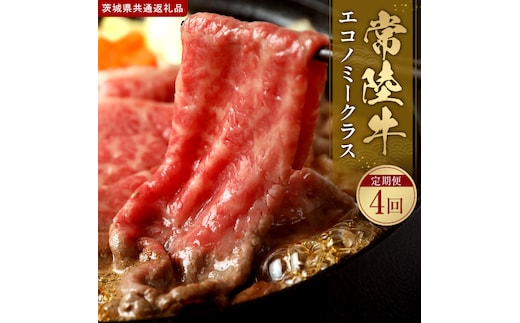 【2027年1月より順次発送開始】常陸牛 定期便「エコノミークラス」|茨城県 行方市 ふるさと納税 お肉 肉 BBQ 焼肉用 サーロイン ステーキ（IA-46）
