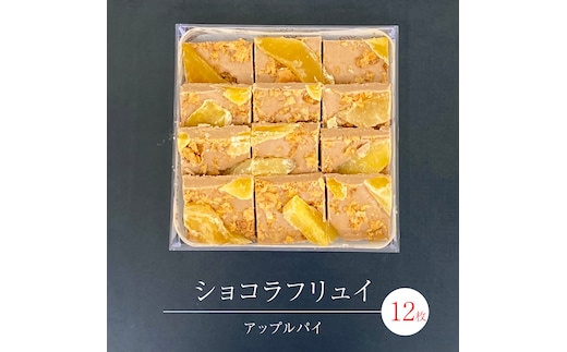 ショコラフリュイ アップルパイ 12枚 チョコレート チョコ スイーツ デザート 高級 ギフト 贈り物 お礼 プレゼント 手土産 お菓子 [DJ52-NT]
